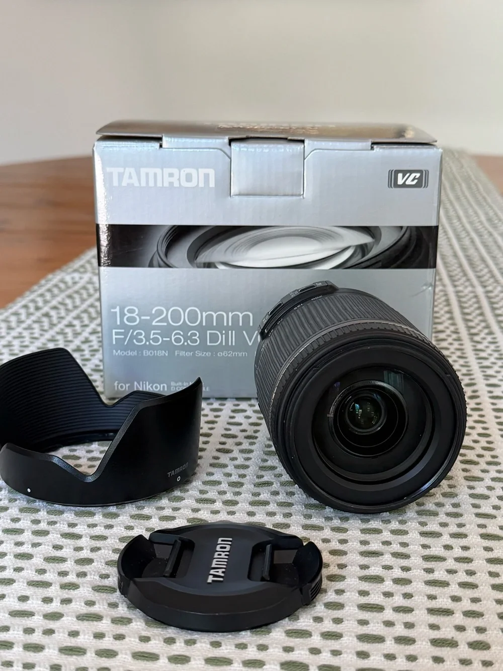 18-200mm F/3.5-6.3 Di II VC Lens for Nikon — Black